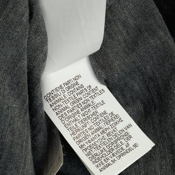 Brunello Cucinelli Dark Grey Silk & Cotton Jersey Button-Up Basic Fit Shirt - Picture 10 of 12